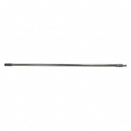 MICHIGAN BRUSH Handle, Steel, Tan, Silver, 60 in.