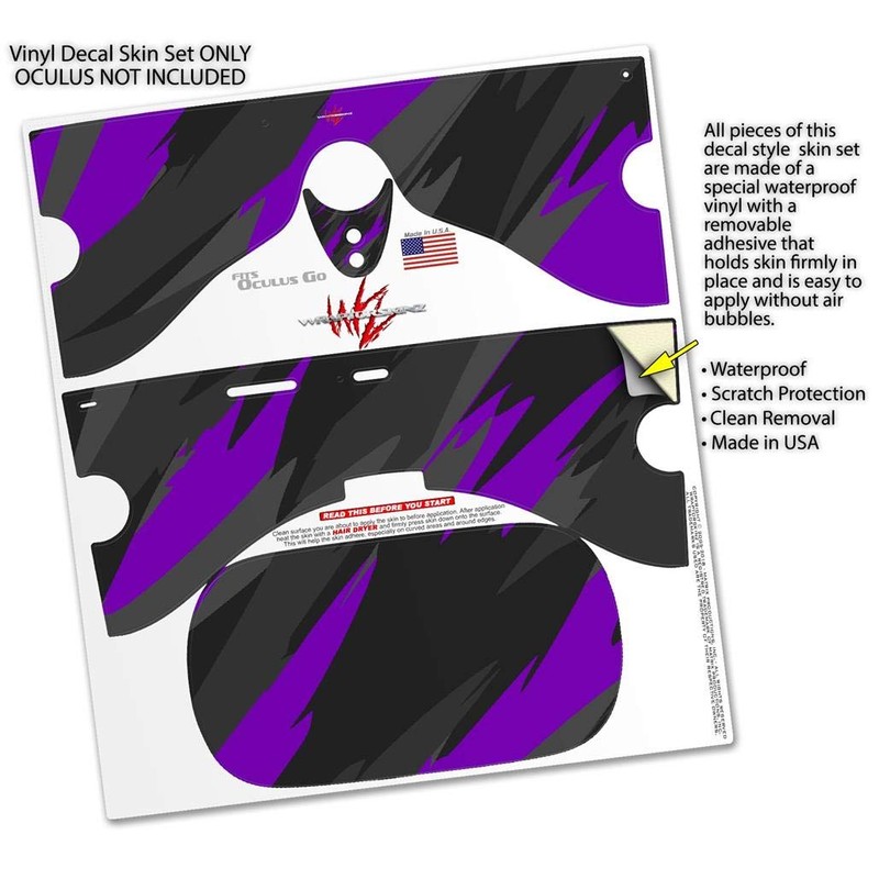 Decal Style Skin Wrap Compatible with Oculus Go Headset -