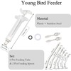 Manual Feeding Syringe Set Feeding Tubes with Curved Gavage Tubes