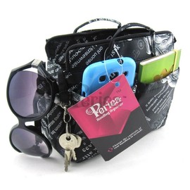 Periea ‘Marina’ Handbag Organiser Insert – for Small to Medium Sized Handbags – 13 Pockets