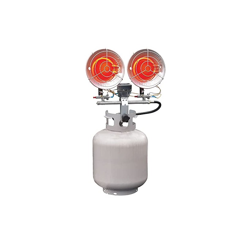 MASTER LP Tank Top Space Heater, Variable Output, 32,000 BTU