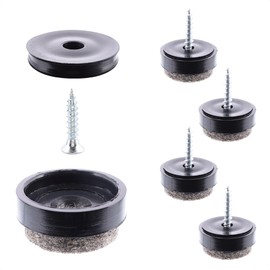 'Wagner QuickClick Glides – Set of 4 for Screwing On/Ultrasoft ", Ø 17mm