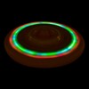 Wicked Unisex-Youth Sky Spinner Ultra LED Trick Disc, Color-Yellow Flying,
