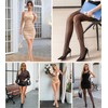 LIRASDIS Stockings for Women, 40D Sheer Tights, Mid Waist Control