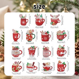 ASFWAGQ Painting Diamond Set of 15 Christmas Key Chains 5D Diamond Painting Pendant DIY Crafts Adults Girls Boys for Christmas Decoration Christmas Tree Decoration Room Decoration