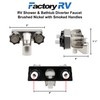 Tough Grade Shower & Bathtub Diverter Faucet | Brushed Satin