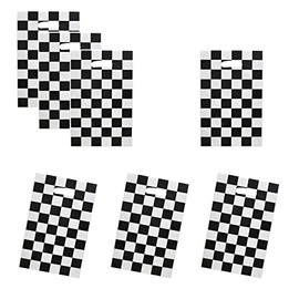 30PCS Black and White Checkered Race Car Gift Bags Racing Car Party Supplies Race Car Treat Candy Bags Party Favor Goody Bags Gift Bags for Kids Birthday Racing Car Theme Party