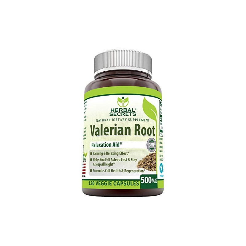 Herbal Secrets Valerian Root Valerian Root 500 Mg Capsules