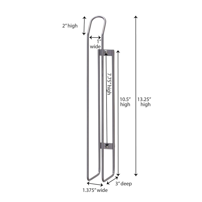 Household Essentials 1225-1 Mounted Paper Towel Holder | Mounts to