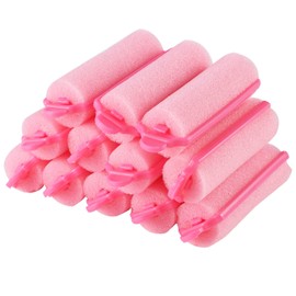 12 Pieces Hair Rollers Foam Hair Rollers Soft Sponge Curlers Curlers Curlers for Women Girls Kids Hairstyle (20mm, Pink)