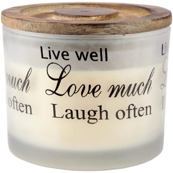 HS Candle Scented Candle XL (Diameter 10 cm) "SPA" - Long Burning Time - 2 Wicks
