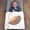 Azeeda 'Cornish Pasty' Cotton Baby Blanket/Shawl (BY00039743)
