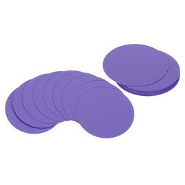 PATIKIL 3inch Circle Card Stock, 25Pcs Round Shape Cutouts Paper Thick Cardstock Coaster for DIY Craft Projects Classroom Bulletin Board Decor, Dark Purple