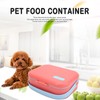 Pet Food Box Double Layer PP Toxic Free Prevent Leakage