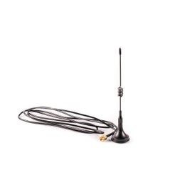 Shopcorp 433 MHz Unity Gain Omni, antena de 6 pulgadas con base magnética y conector SMA macho – Impedancia 50 Ohms