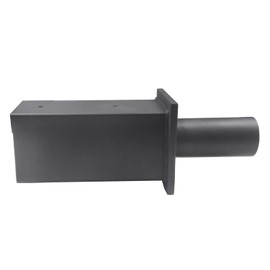 1000LED Tenon Adaptor Bracket for 4 inch Square Pole, 2.38 inch Slip Fitter Mounted Bracket, for LED Shoebox Parking Lot Light Accessories, Street Light Mounted Bracket
