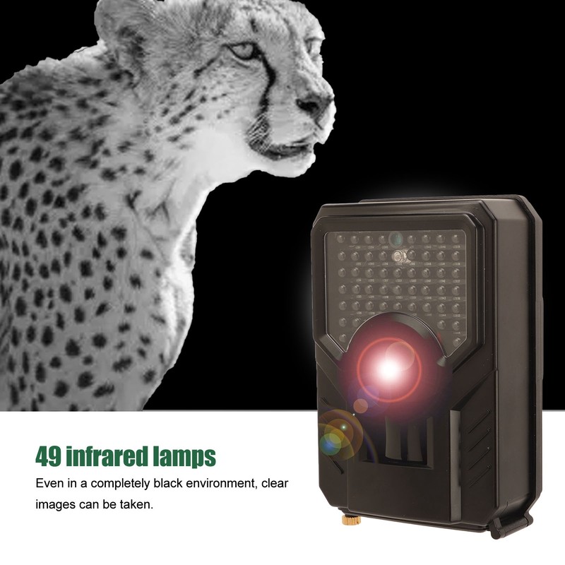 PR200B Trail Hunting Camera Waterproof IP56 Infrared 12MP 1080P Wildlife