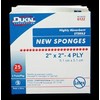 Dukal New Sponges, Sterile, 2" x 2", Box of 50