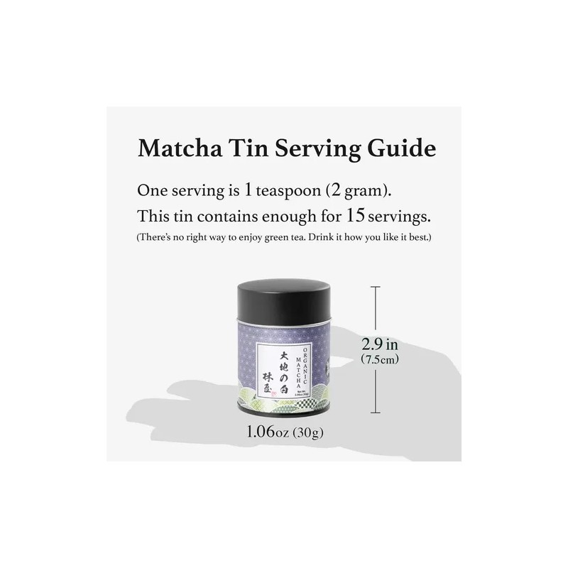 Kyohayashiya Matcha Orgánico En Polvo Daichi - Grado