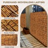KOIUEYW Bamboo Reed Fencing, Light Russet Bamboo Screens Outdoor, Decorative