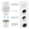 Nispira 42269 True HEPA Activated Carbon Filter Replacement Compatible with