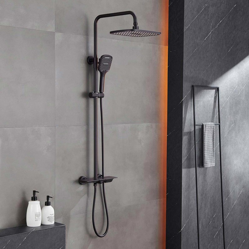 Angle Simple Hand Shower Hose 59", Flexible Stainless Steel Shower