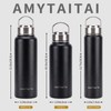 Vacuum All Stainless Steel Insulated Water Bottle 24OZ - Black