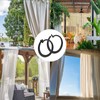 30pcs Gazebo Curtain Hooks,Weather Resistant Gazebo Curtain Hooks Durable C-Shaped