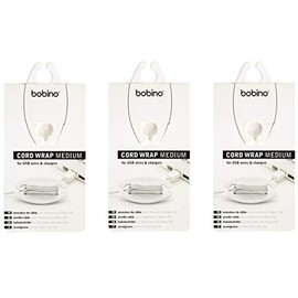 Bobino Cord Wrap : Medium/White Value Pack of 3