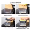 Maluk Store Kit Limpieza Cocina Dispensador Jabón Cepillo Esponja