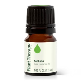 Plant Therapy Melissa Essential Oil 2.5 mL (1/12 oz) 100% Pure, Undiluted, Therapeutic Grade