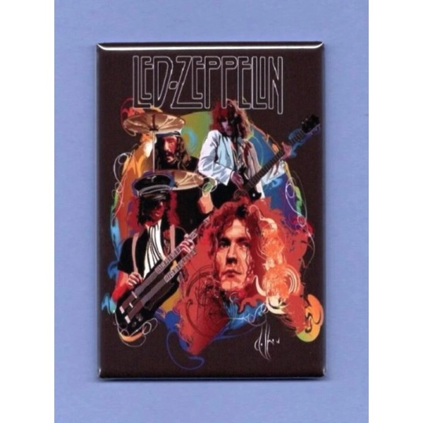 Unbranded LED ZEPPELIN *2X3 FRIDGE MAGNET* BRITISH ROCK NROLL BAND