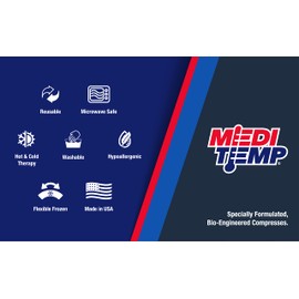 Medi-Temp Head-Neck Hot & Cold Reusable Compress Pad 1 ea