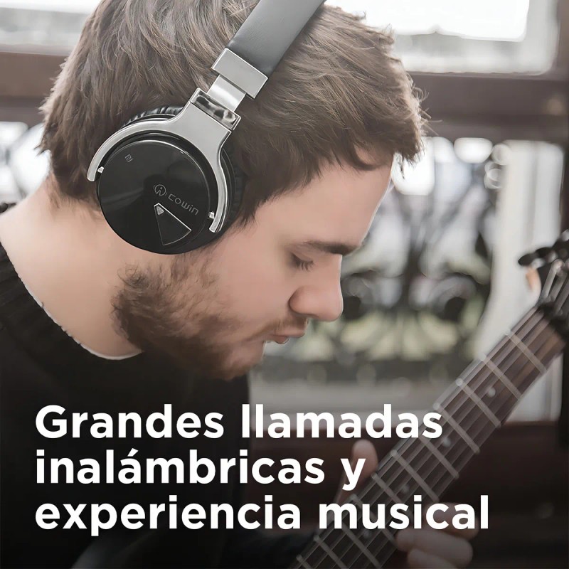 Auriculares Inalmbricos Bluetooth Cowin E7, Llamada De Micrfono, 30 Horas