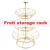 MINIDUO Wrought iron 3 Tier Fruit Tray Fruits Desserts Candy
