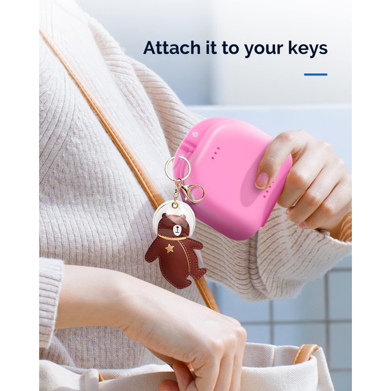 JMU Retainer Case with Vent Holes, 2 Pack, Denture Case,