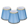 3PCS Cloth Lamp Shade E14 ClipOn Lampshade for Candle Chandelier