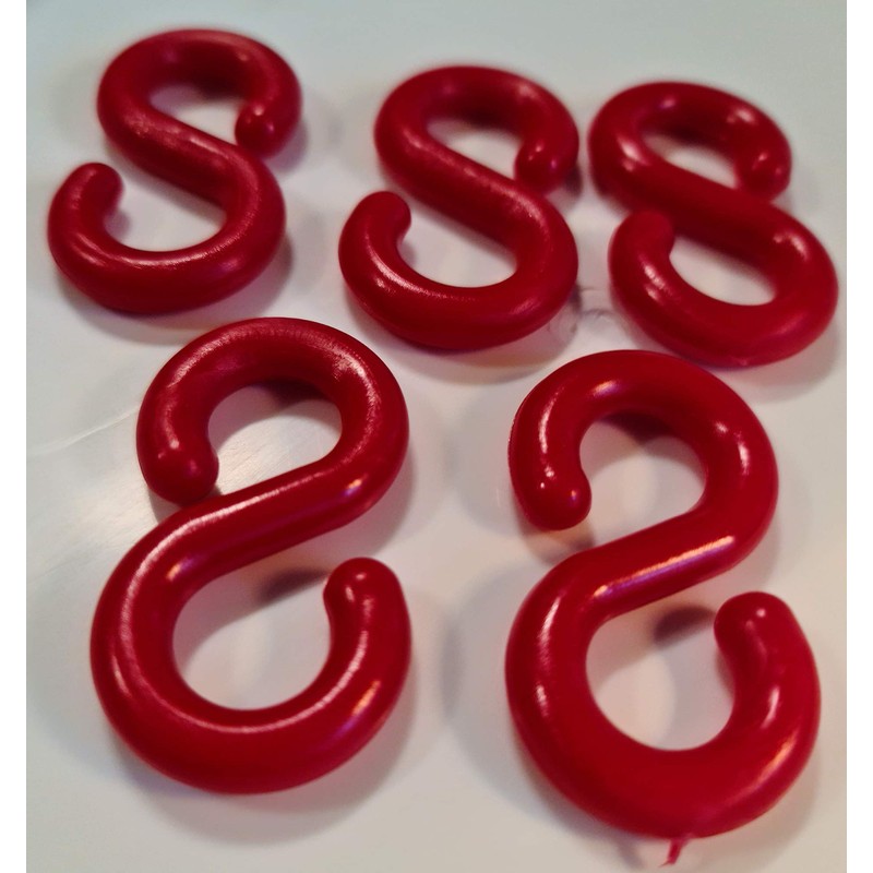 UvV Pack of 10 Chain Connectors, S-Hooks for Hanging Plastic