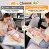 Portable Baby Smart Changing Pad for Car, Cute Bear Travel