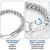 Afcabakila Flag Pole Beaded Retainer Ring, Adjust Length 304 Stainless