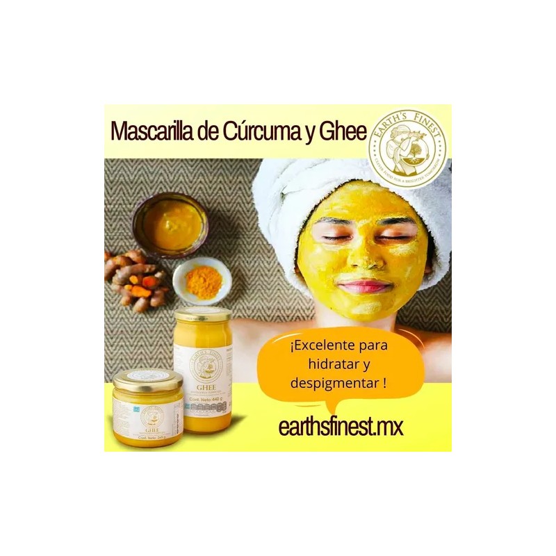 Ghee Mantequilla Clarificada Clarified Butter, 900g, Earths Finest, Keto