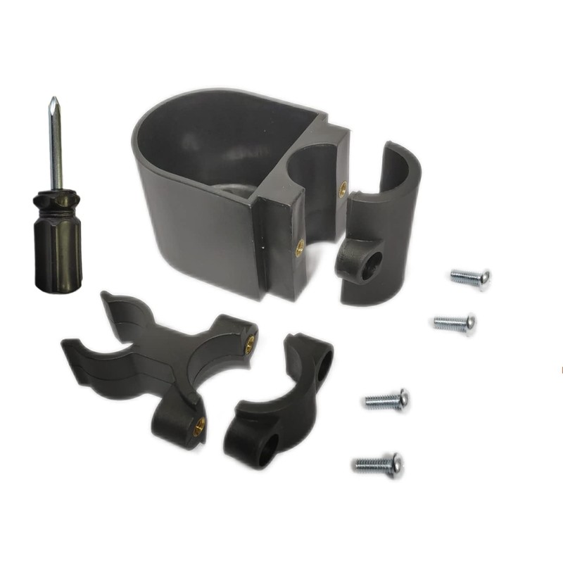 Cane Holder for Rollator or Walker 6 Piece Set, Extended