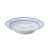 Two's Company French Blue Bamboo Touch Bowl, 15-Inch, Melamine