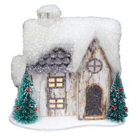 Christmas Concepts® 7" LED Light Up Cottage - Traditional Christmas Decorations - Luxury Christmas Trimmings