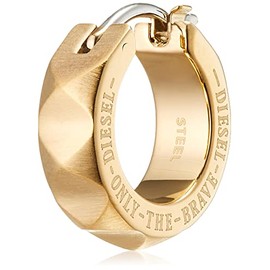 DIESEL DX1417 Unisex Earrings Hoop Earrings, Stainless Steel