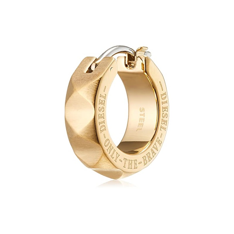 DIESEL DX1417 Unisex Earrings Hoop Earrings, Stainless Steel