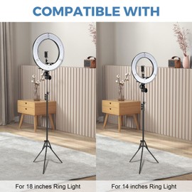 HPMN 15V 5A Power Supply Adapter Replacement Cord for Photo Studio Ring Light NW-150480D2 AC/DC Adapter AC 100-240V to DC 4.8A 4A Compatible with Neewer 14 Inches and 18 Inches Ring Light