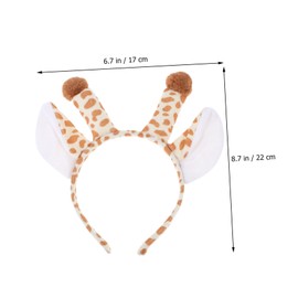 Gatuida 6Pcs Plush Animal Ears Headbands for Cartoon Hair Hoops for Parties Costumes Cosplay Comfortable and Cute Accessory for Carnival Christmas and Themed Events