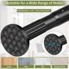 Tension Shower Curtain Rod 51-126In(4.25-10.5Ft), Long Shower Curtain Rod No