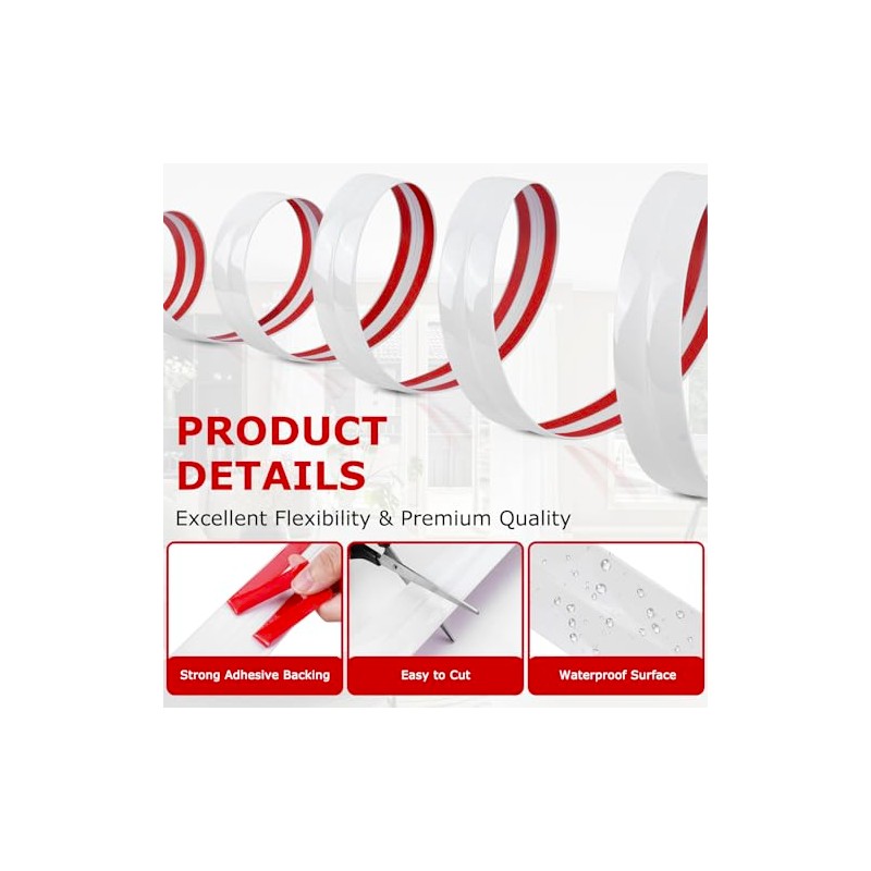 Flexible Wall Corner Protector Moulding Trim Peel and Stick Wall